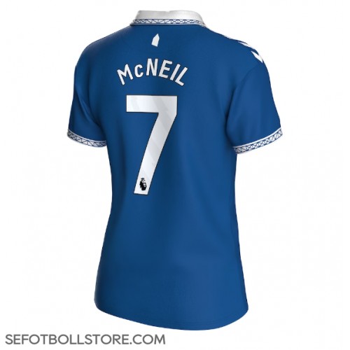 Everton Dwight McNeil #7 Replika Hemmatröja Dam 2023-24 Kortärmad